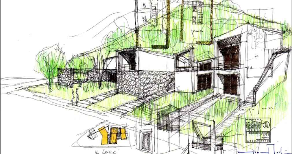 Schizzo progetto Architetto Maschi