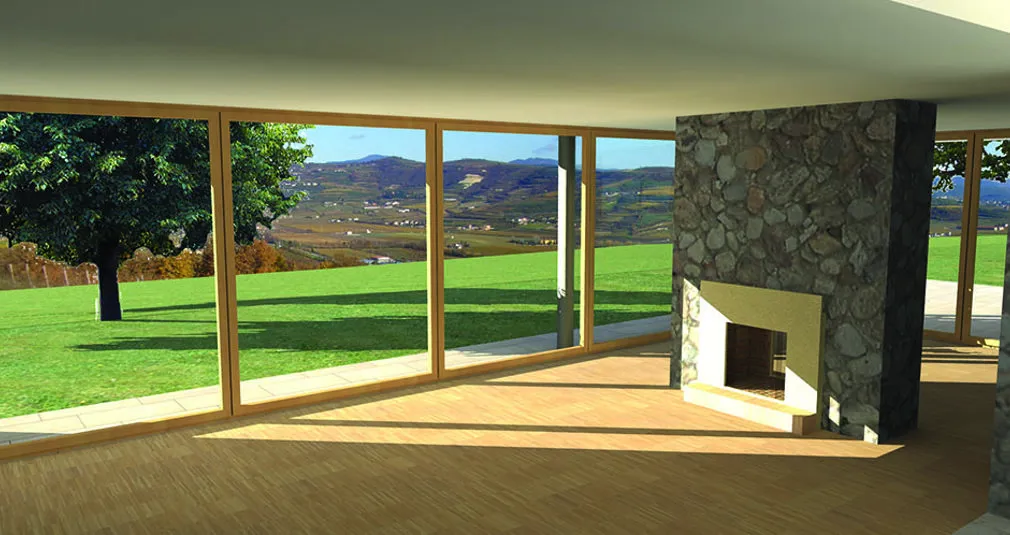 Rendering interni casa unifamiliare