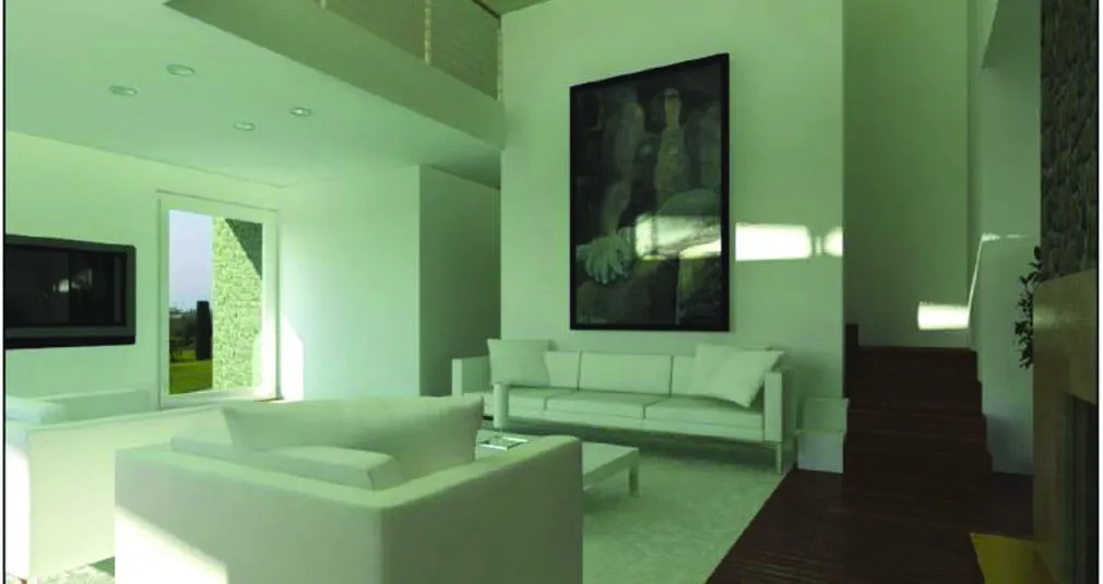 Interno casa al lago