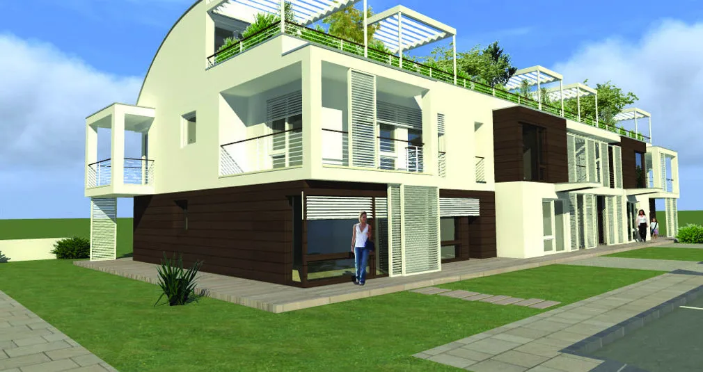 Rendering edificio plurifamiliare