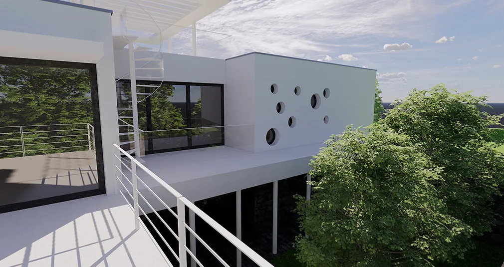 Progetto casa tre corti