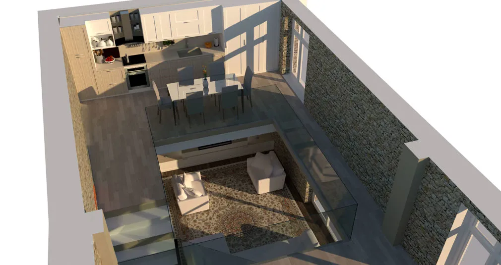 Progetto di ristrutturazione rustico