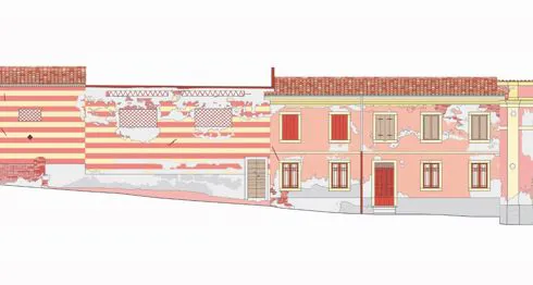 Progetto per il Restauro Conservativo delle Case Termali (1784) e progetto per il nuovo ingresso Antiche Terme di Giunone, Caldiero, Anno 2007