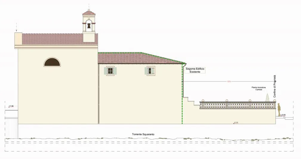 Secondo prospetto del progetto 