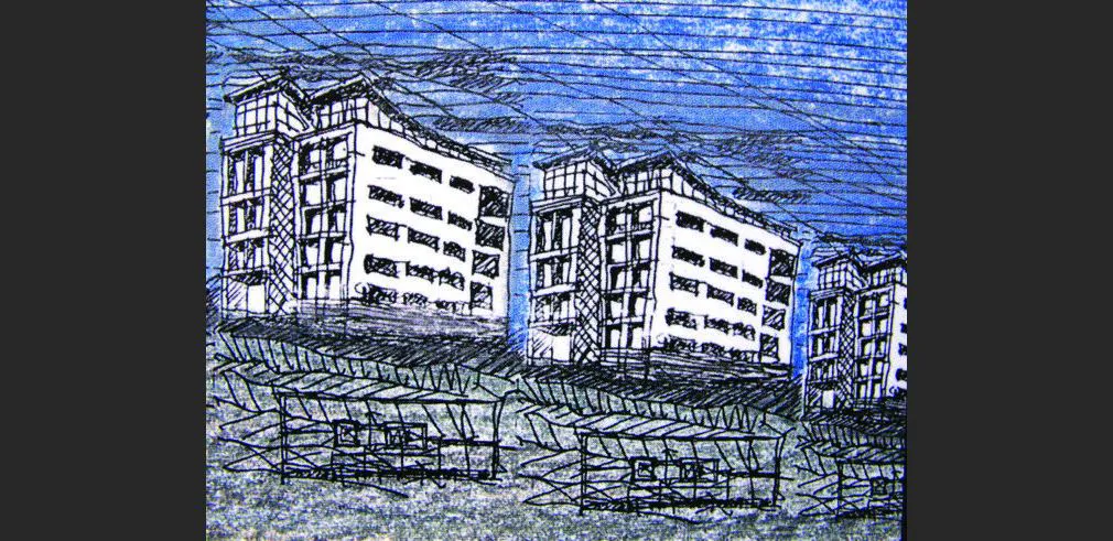 Progetto di edifici pubblico - residenziali Collaborazione con architetto Gino Malacarne
