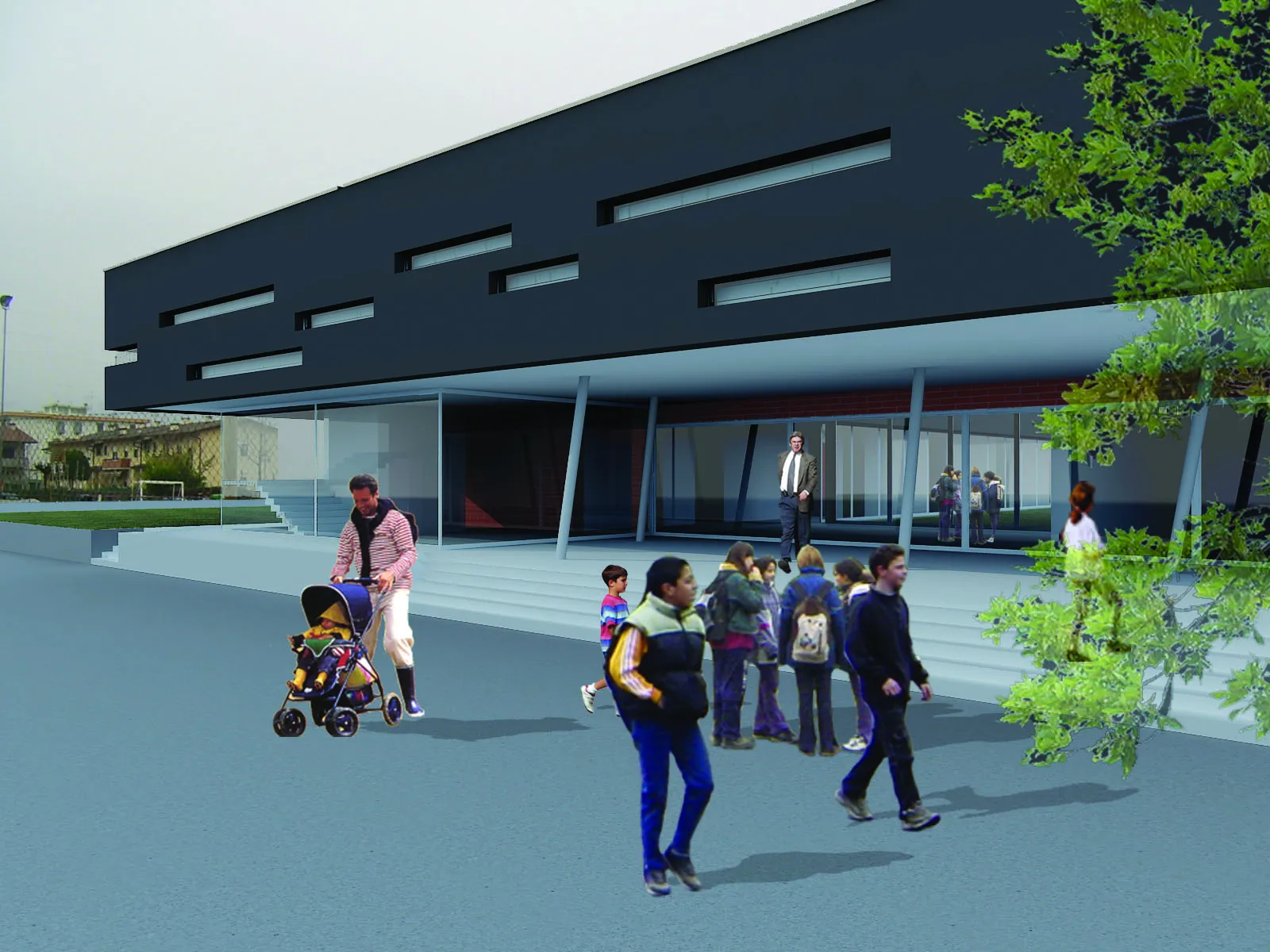 Concorso di idee per il progetto di una nuova scuola media, San Vito di Leguzzano, Vicenza, Anno 2008