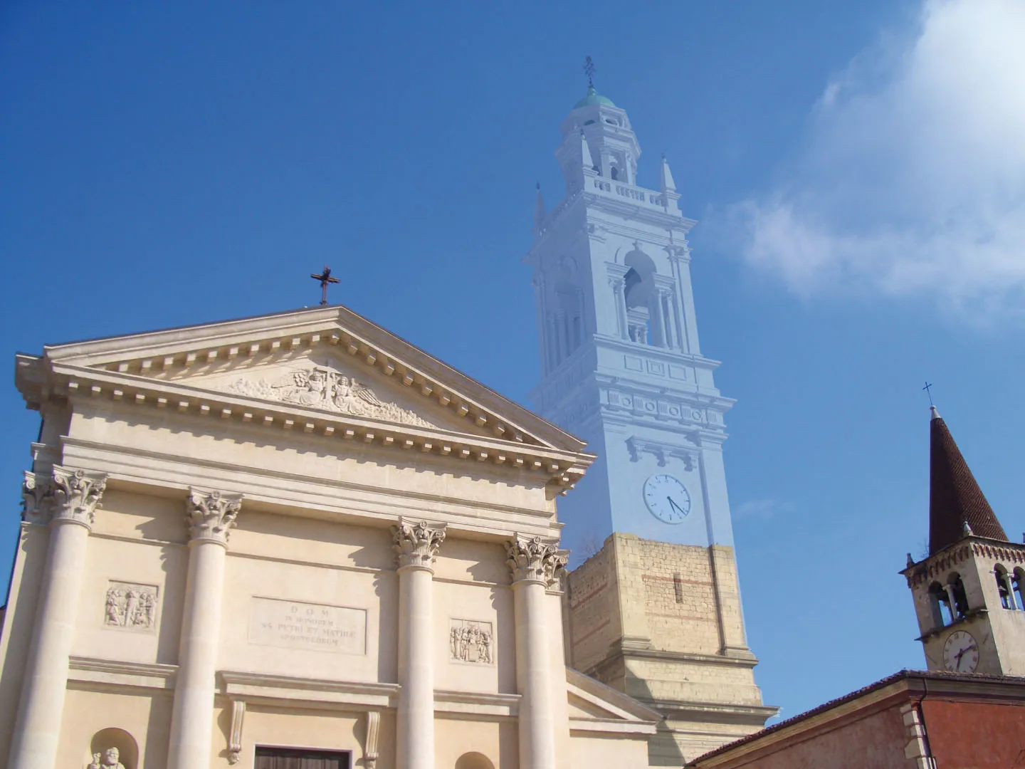 Ricostruzione del progetto del campanile di Caldiero di Ettore Fagiuoli (1913), Anno 2009